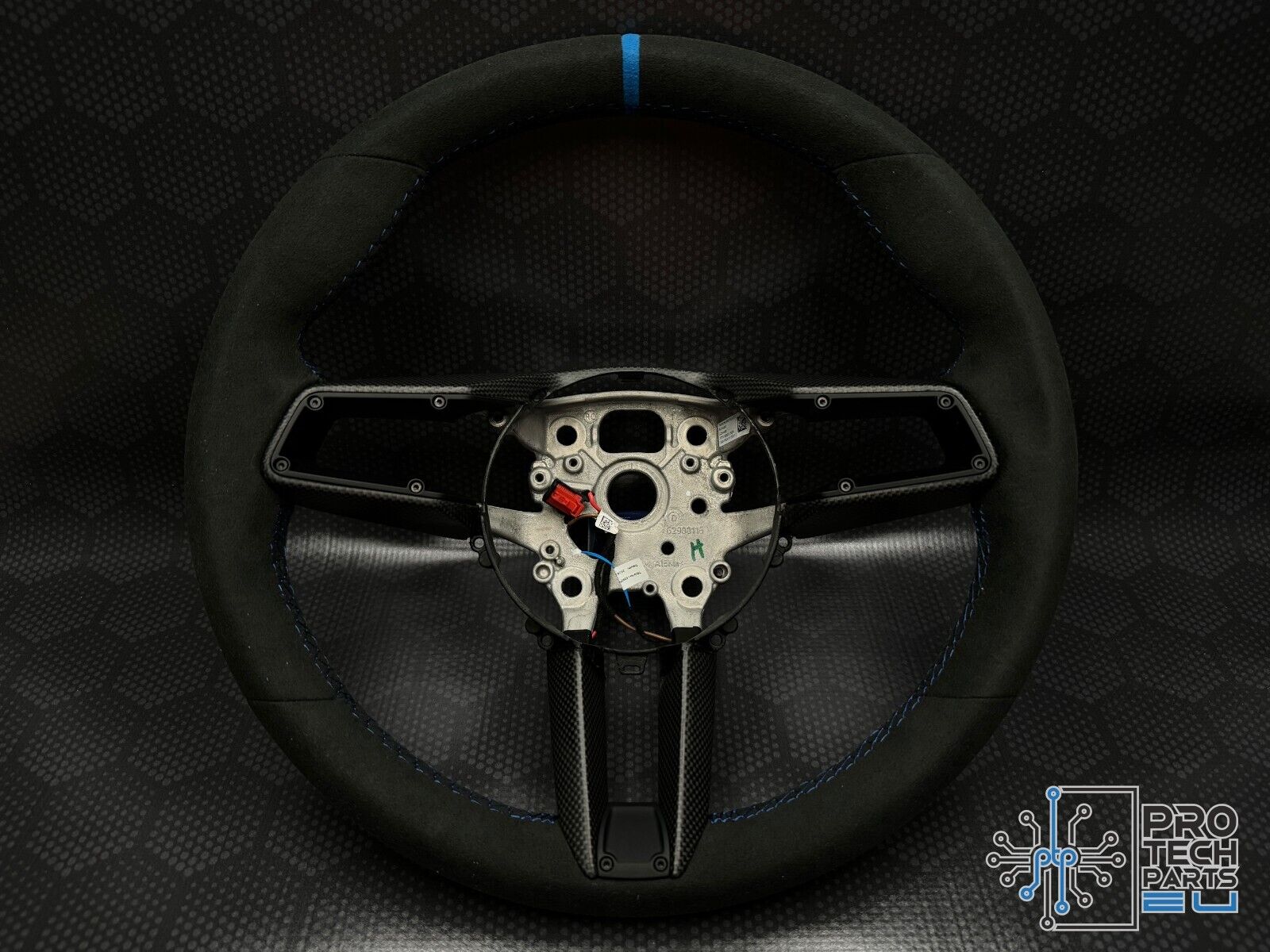 Genuine Porsche Steering wheel Race-Tex alc GT3RS 992 911 Shark blue weissach