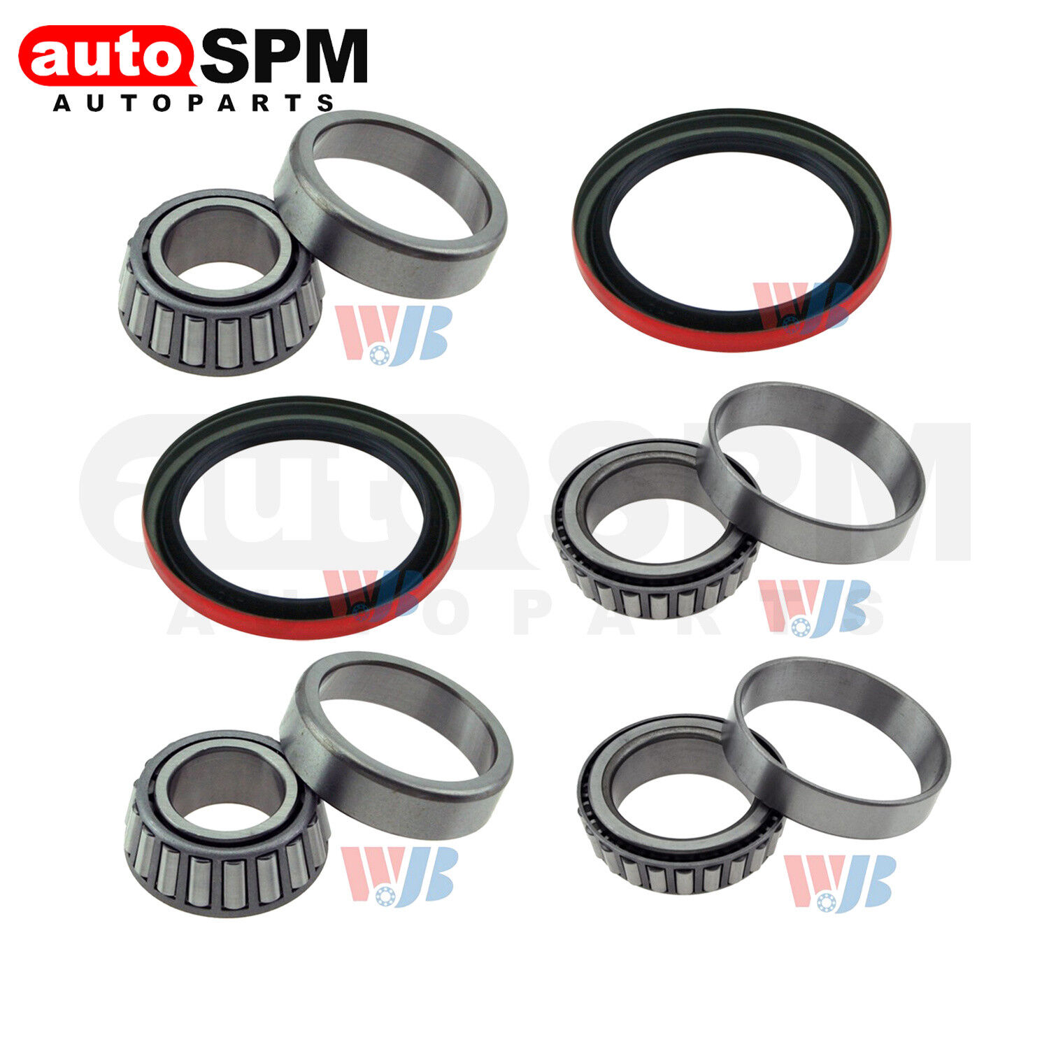 Fit Chevy S10 GMC Sonoma Front Wheel Bearing & Race & Seal Kit
