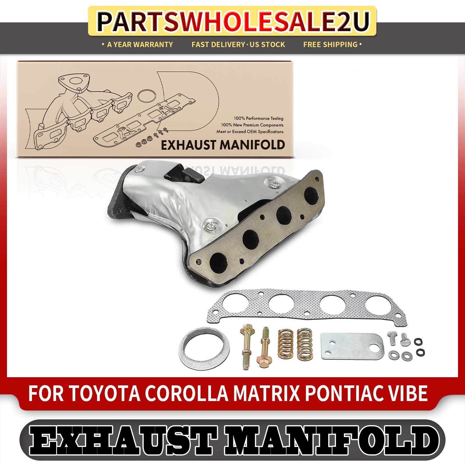 Exhaust Manifold with Gasket for Toyota Corolla 2002-2008 Matrix Pontiac Vibe