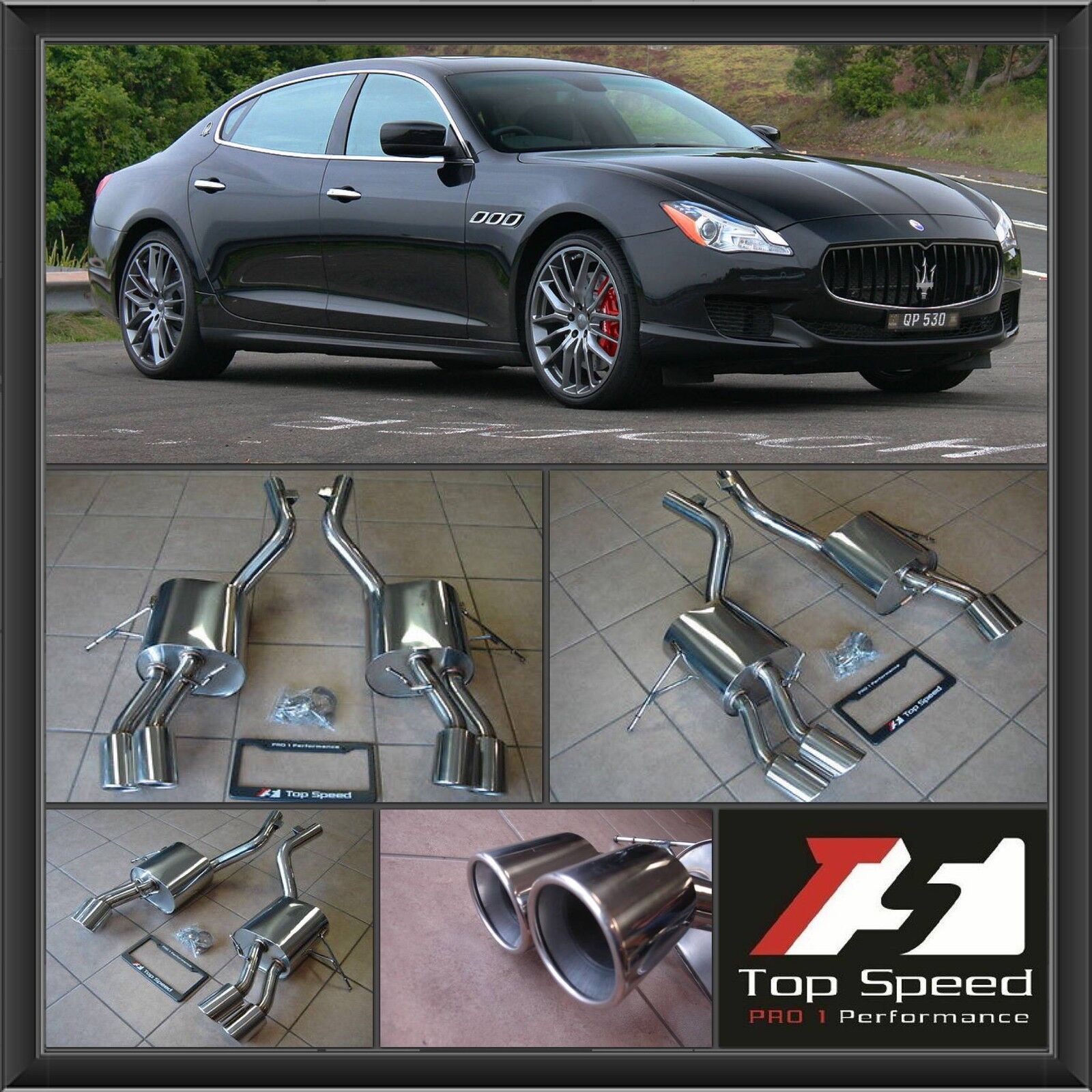Fits Maserati Quattroporte 4.2L & 4.7L M139 Sedan 04-13 T304 Exhaust Systems