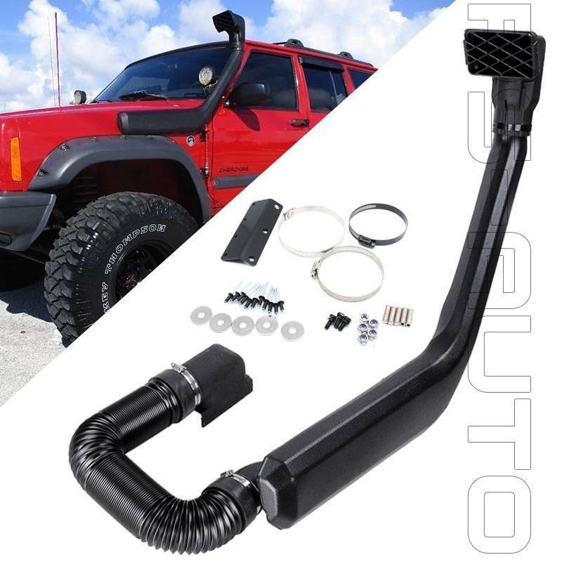 For 1984-2001 Jeep Cherokee Cold Intake System Rolling Head Snorkel Kit New