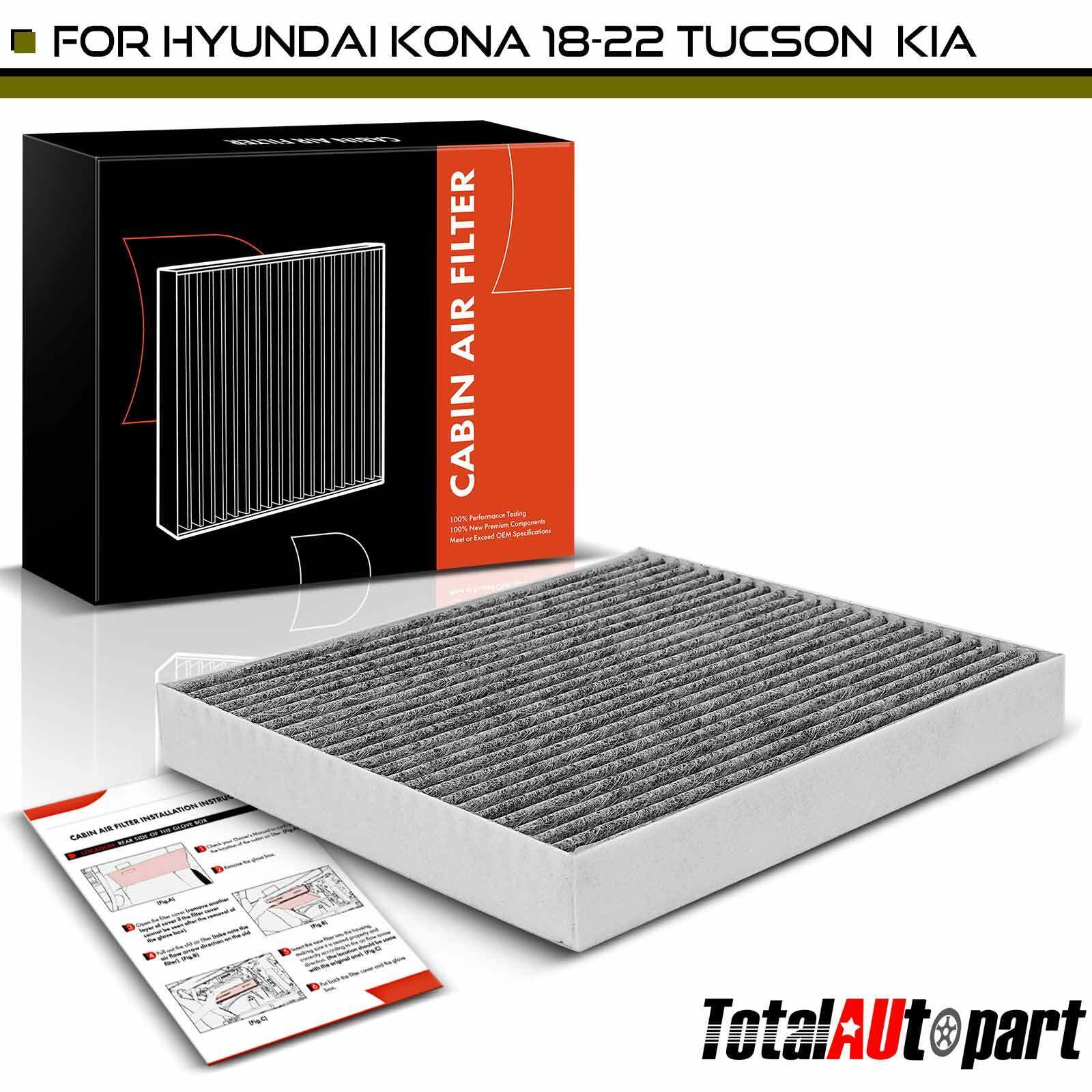New Activated Carbon Cabin Air Filter for Hyundai Kona Tucson Veloster Kia Soul