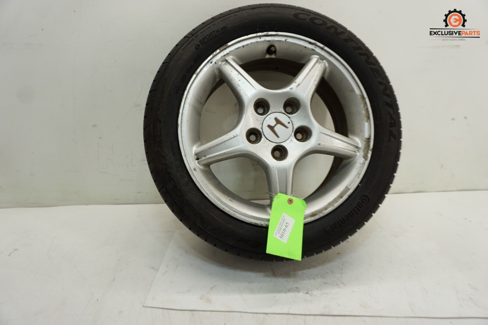 1997-01 Honda Prelude SH OEM Wheel Rim Tire Continental 205/50ZR16 87W 5010