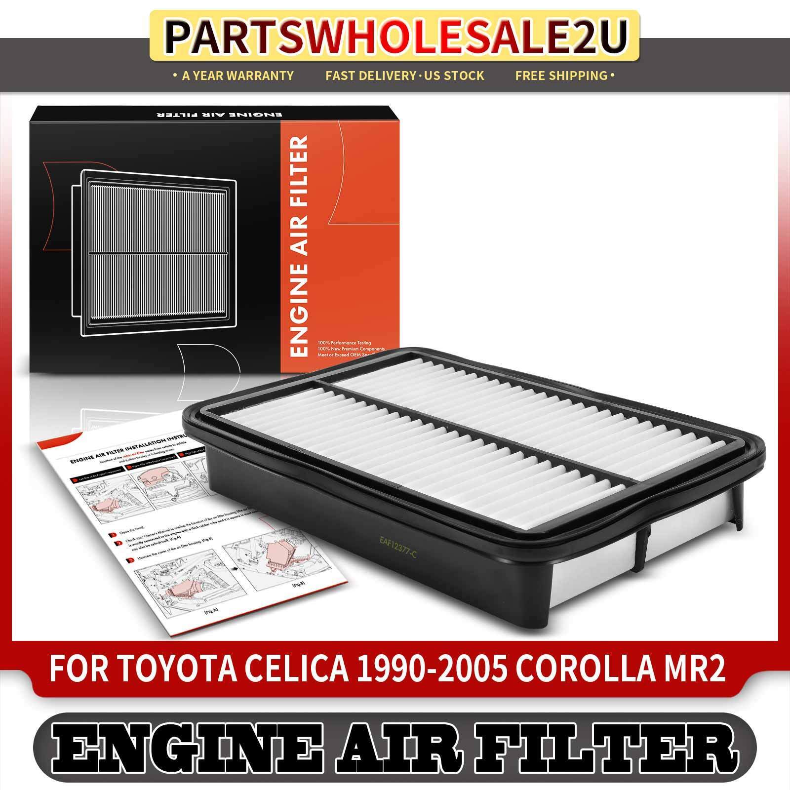 1x Engine Air Filter for Toyota Celica Corolla MR2 Spyder Geo Prizm Rigid Panel