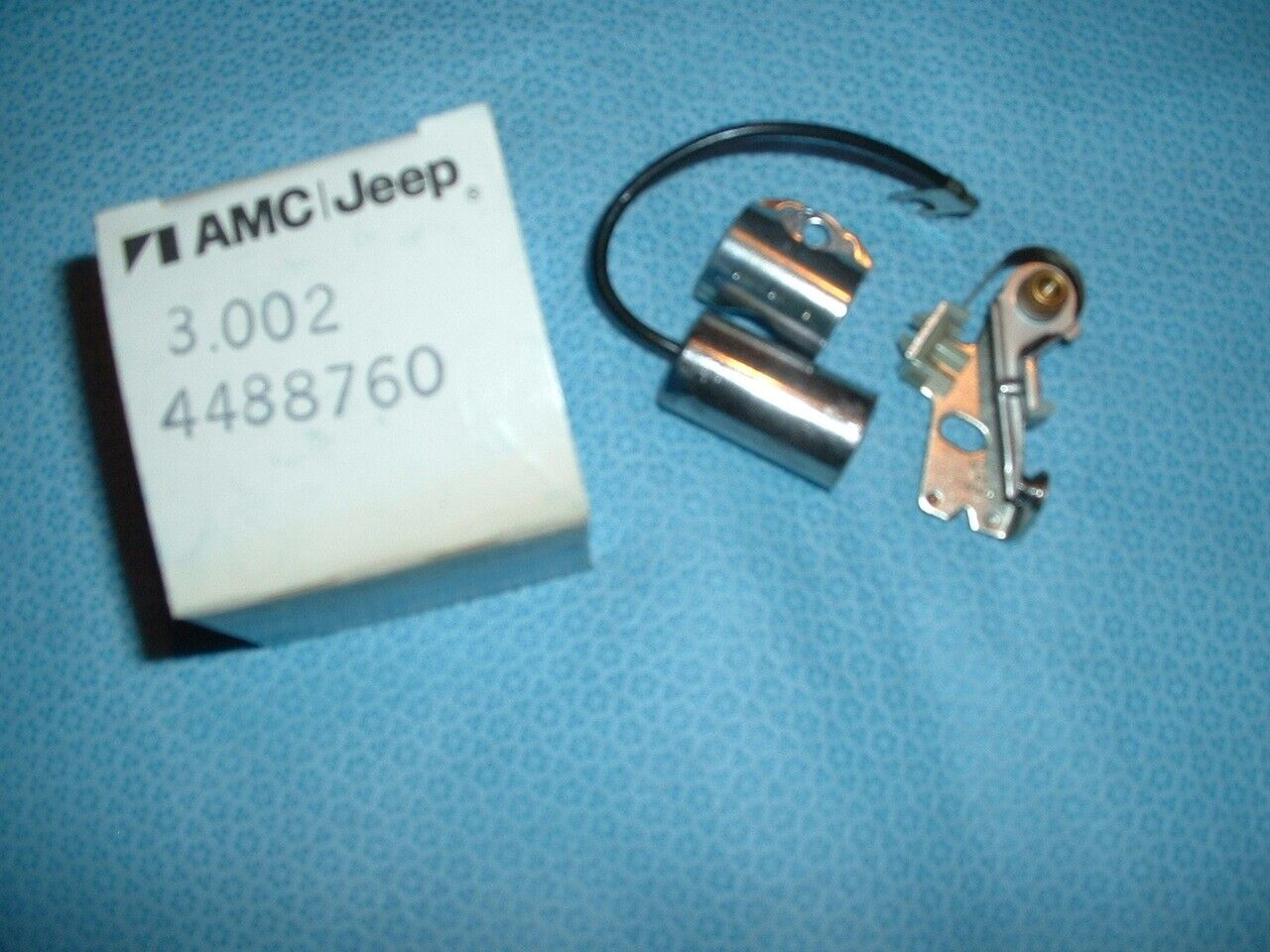 63-74 AMC RAMBLER NOS POINTS & CONDENSOR  4488760 6-CYL.