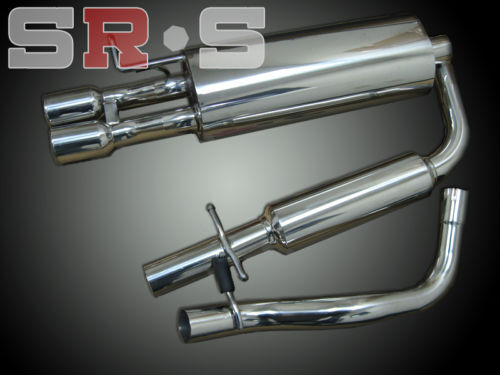 SRS STAINLESS STEEL CATBACK EXHAUST SYSTEM 99 00 01 02 VW GOLF 1.8T