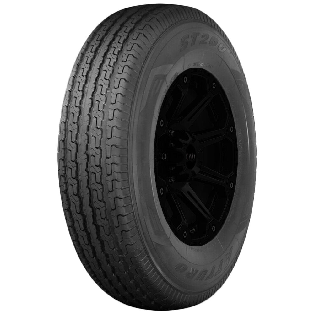 ST215/75R14 Atturo ST200 Trailer 108L Load Range D Black Wall Tire