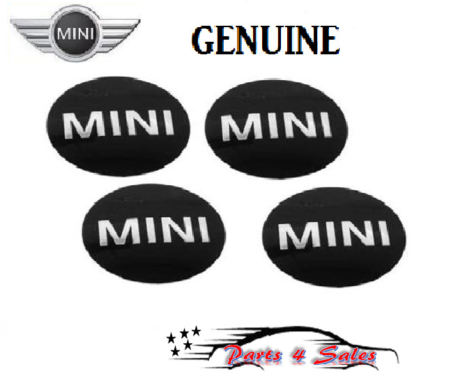 NEW Mini Cooper Wheel Center Cap Emblem Sticker x4 #36136758687 GENUINE NEW
