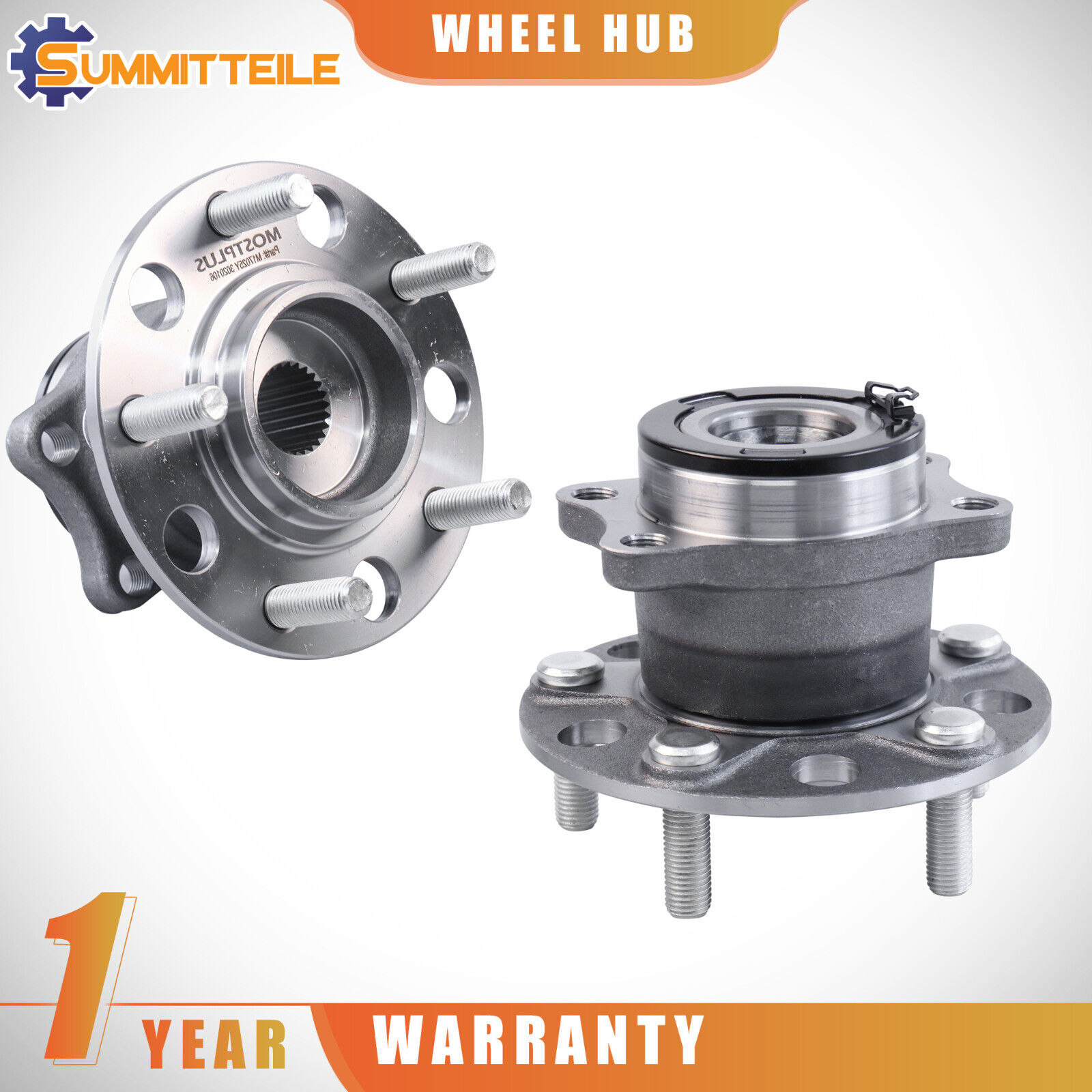 Pair Rear Left Right Wheel Bearing Hub For Jeep Compass Patriot Dodge Caliber