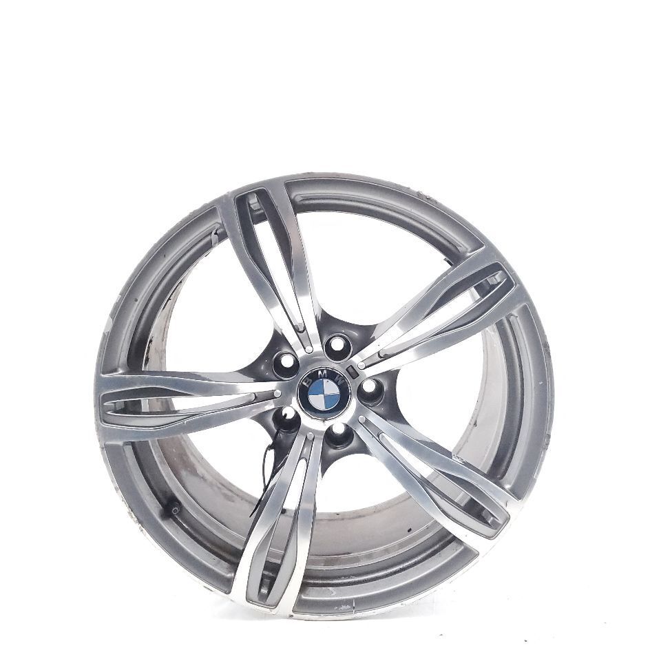 Wheel 20x10 Alloy Rear 5 Double Spoke Silver Fits 12-16 BMW M5 154403