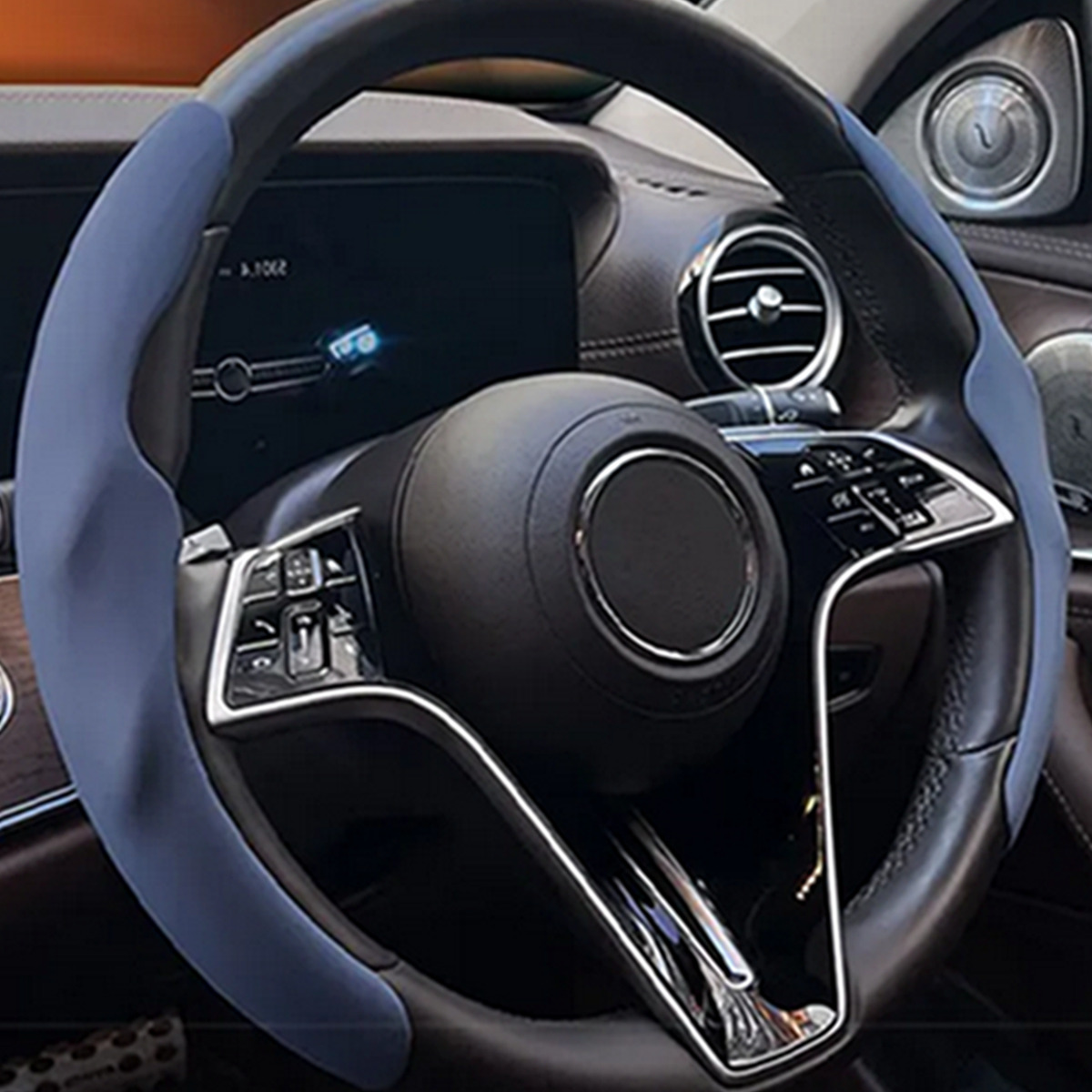 Steering Wheel Cover Anti Skid Car Accessories Ultra Thin Liquid Feel Booster