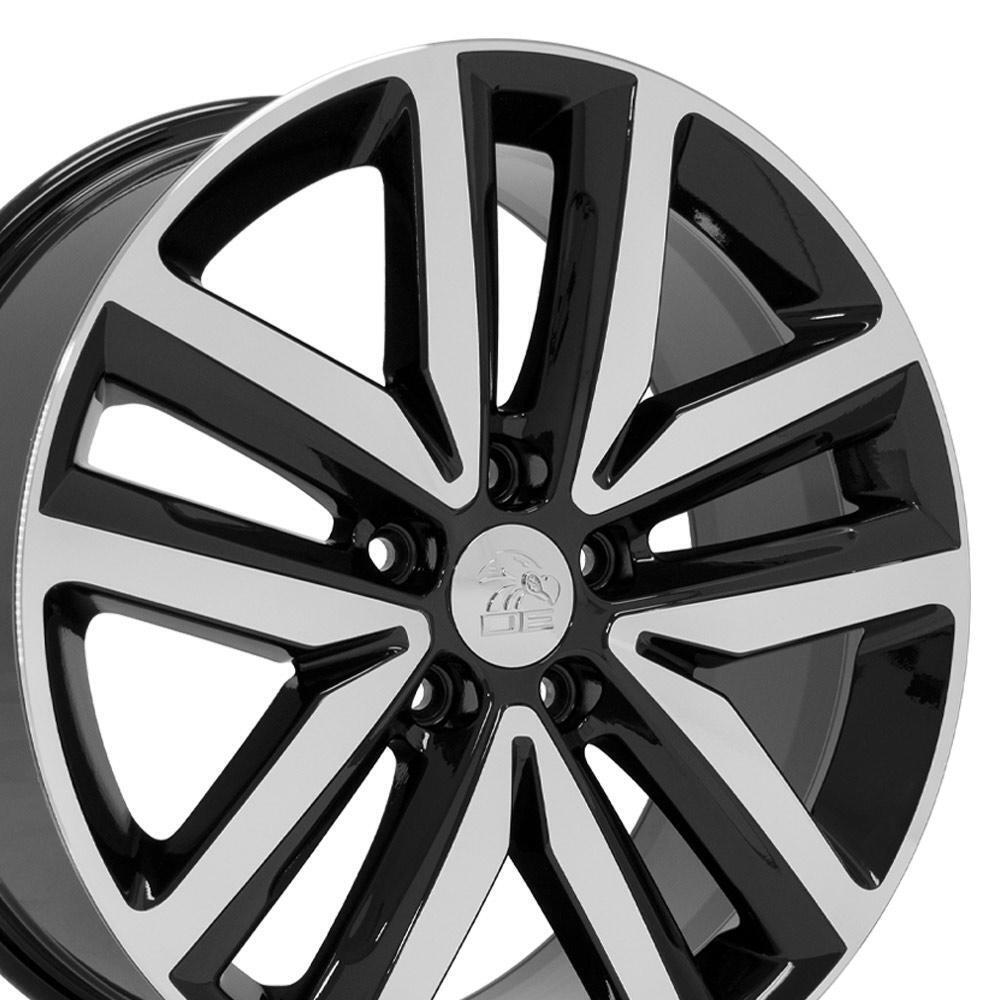 69941 Black Machined 18 inch Wheel Fits VW Arteon Atlas CC EOS GTI Jetta Style