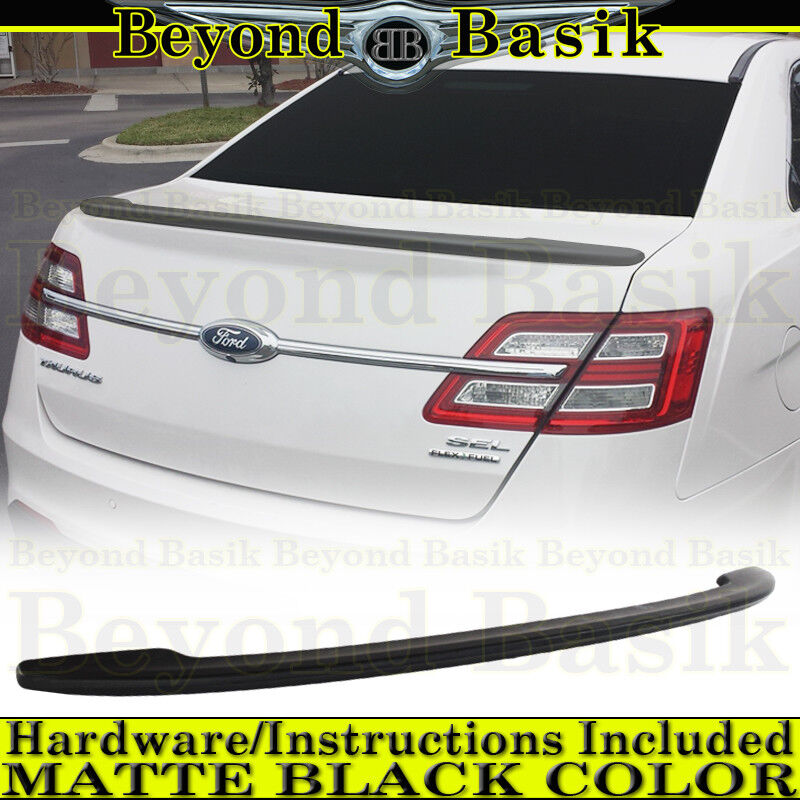 2013 2014 15 16 17 2018 2019 Ford Taurus MATTE BLACK Factory Style Spoiler Wing
