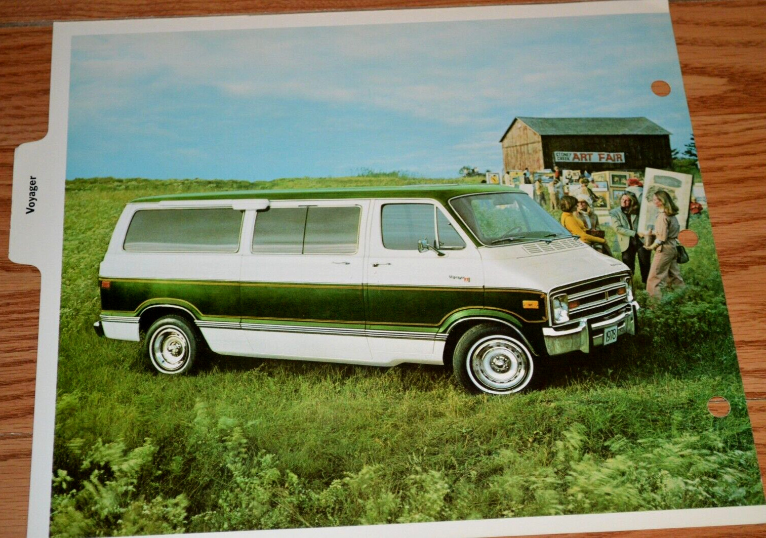 1978 PLYMOUTH VOYAGER VAN ORIGINAL PHOTO DEALER ONLY INFORMATION PICTURE 78
