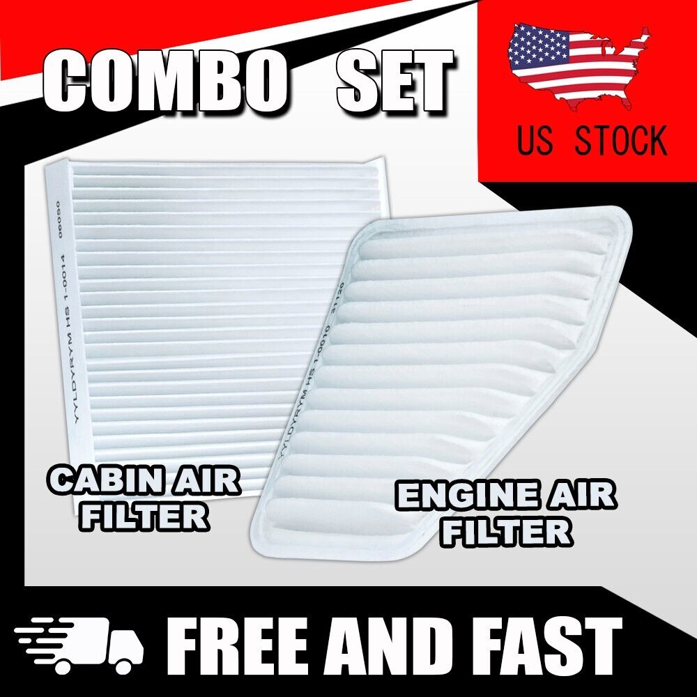 COMBO SET ENGINE & CABIN AIR FILTER FOR TOYOTA CAMRY AVALON LEXUS ES350 3.5 L