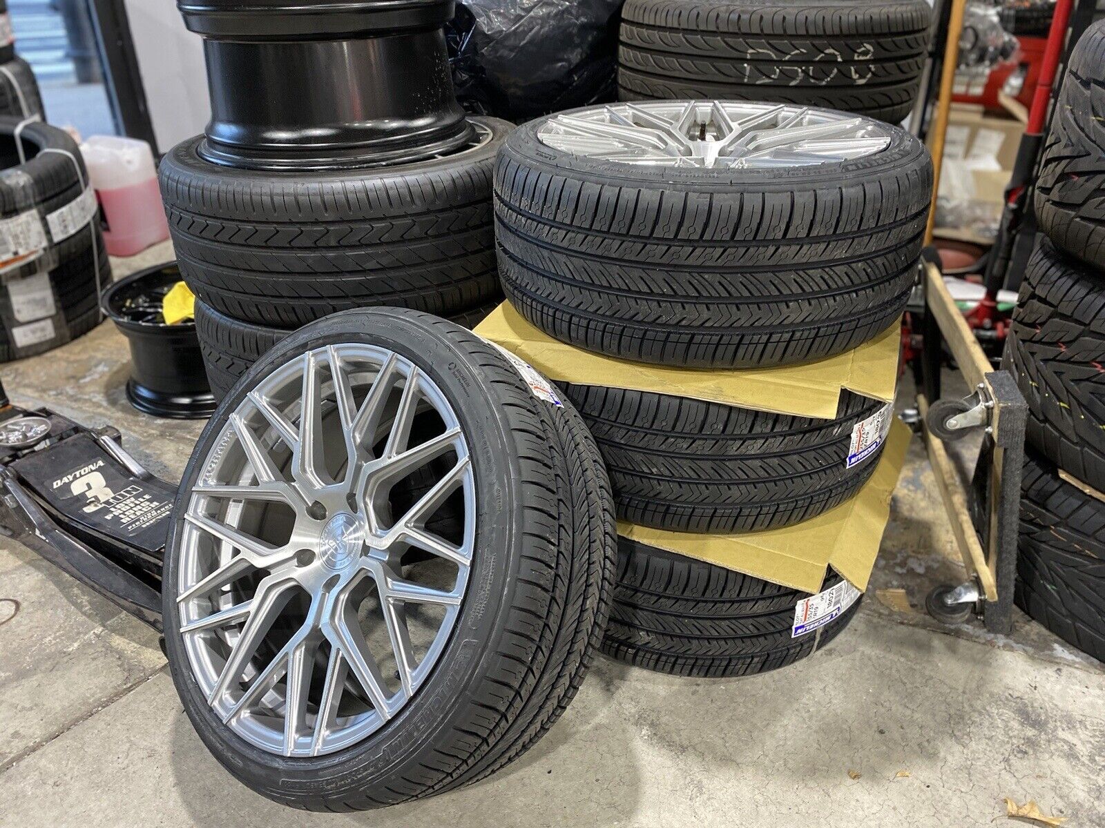 Rohana Wheels RXF10 19x9’5 With Michelin Tires Sport All Season 255/35  One Year
