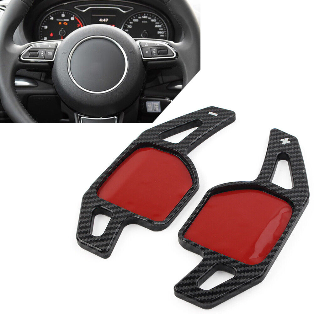 Steering Wheel Paddle Shifter Extension For Audi A3/4/5/6/7 Q3/5/7 TT TTS Black