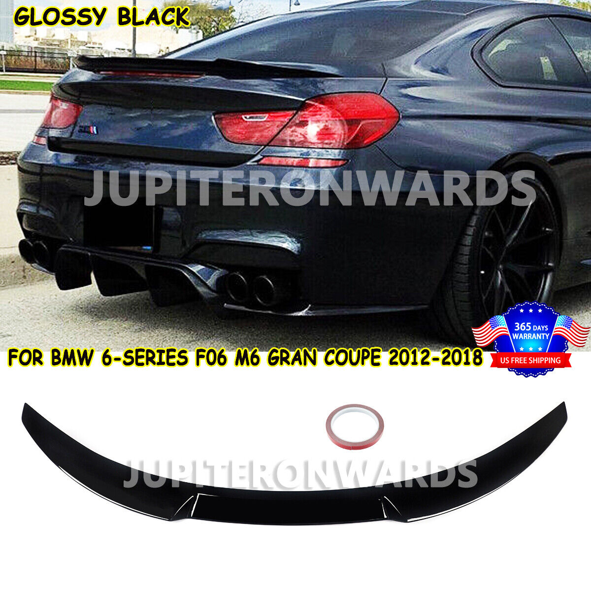 M4 Duckbill Style Rear Spoiler Wing For BMW 6-Series F06 M6 Gran Coupe 2012-2018