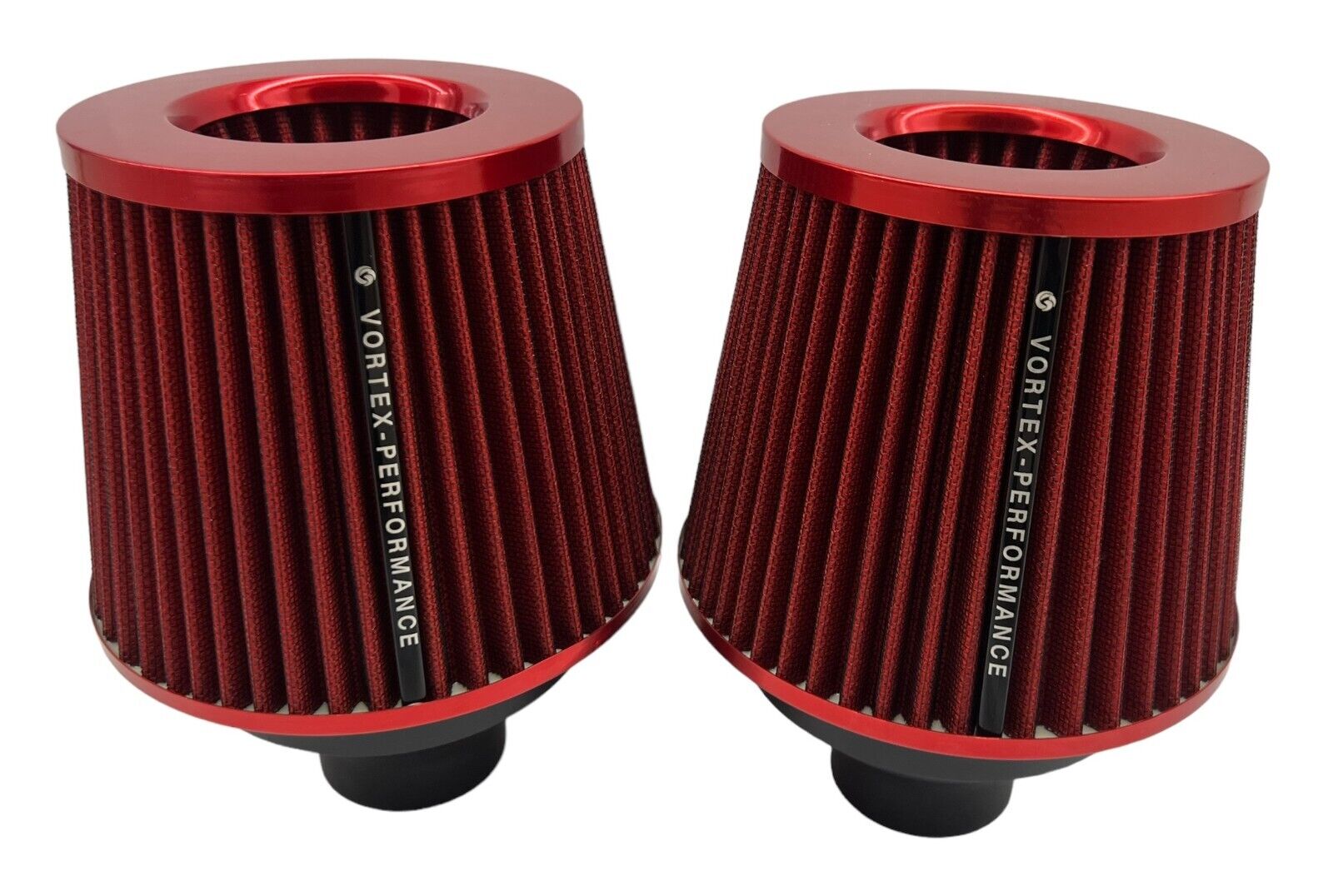 Dual Cone Intake Cold Air filters for BMW N54 335i 335xi E90 E92 E91 E93 - RED