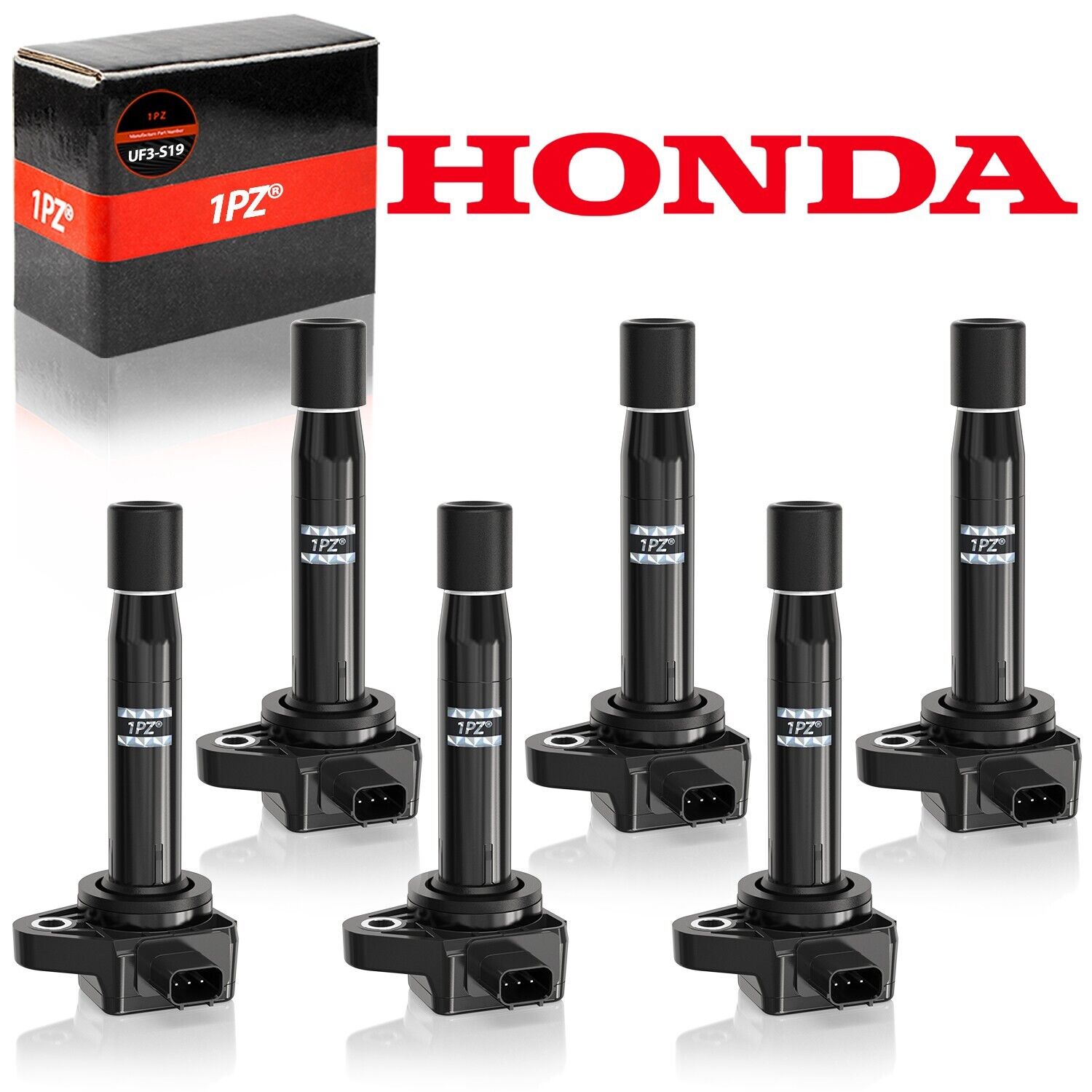 6x Ignition Coils 30520-R70-S01 For Honda Accord Odyssey EX EX-L Acura RL TL TSX