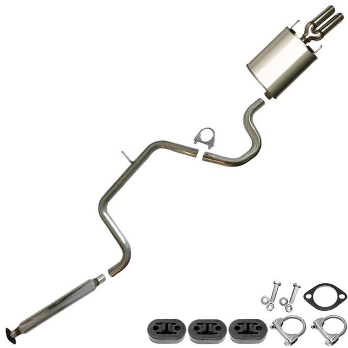 Cat back Exhaust System with Hangers + Bolts  compatible with : 2003-04 Regal