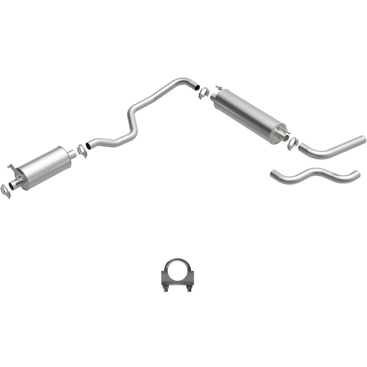 106-0631 BRExhaust Exhaust System for Volvo 240 244 245 1985-1989