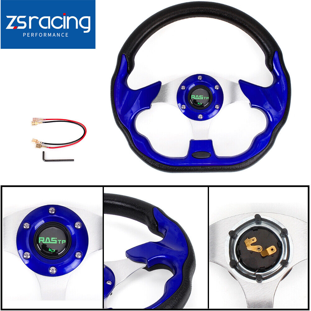 Blue Golf Cart Steering Wheel 13 inch For Golf Cart EZGO/Club Car/Yamaha