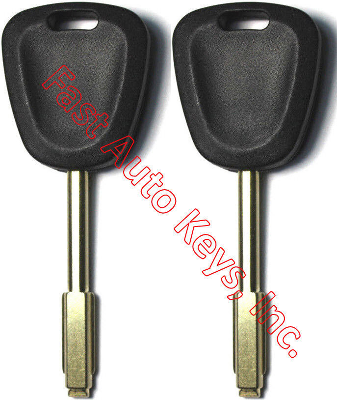 2(Pair) NEW For Jaguar 2000-2003 XJ 2000-2006 XK Uncut Transponder Chip Keys