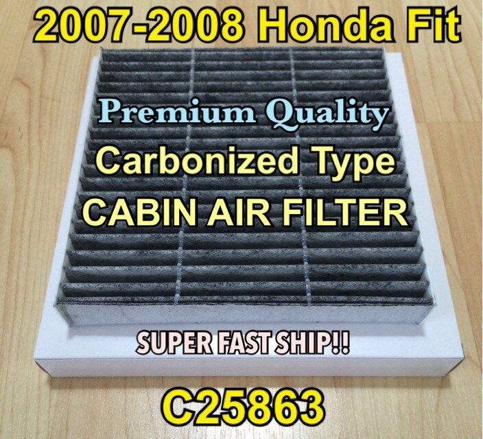 CARBONIZED CABIN AIR FILTER For FR-S Subaru BRZ Toyota 86 And Honda Fit 07-08