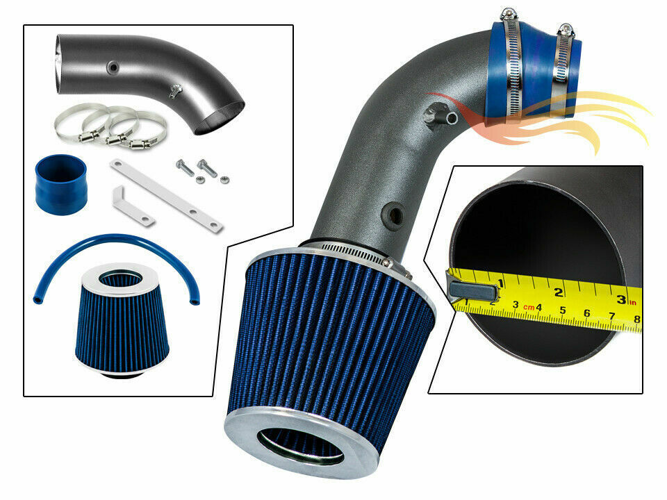 XYZ RW BLUE Ram Air Intake Kit+Filter For 04-08 Aveo/Aveo5/00-02 Lanos 1.5L 1.6L