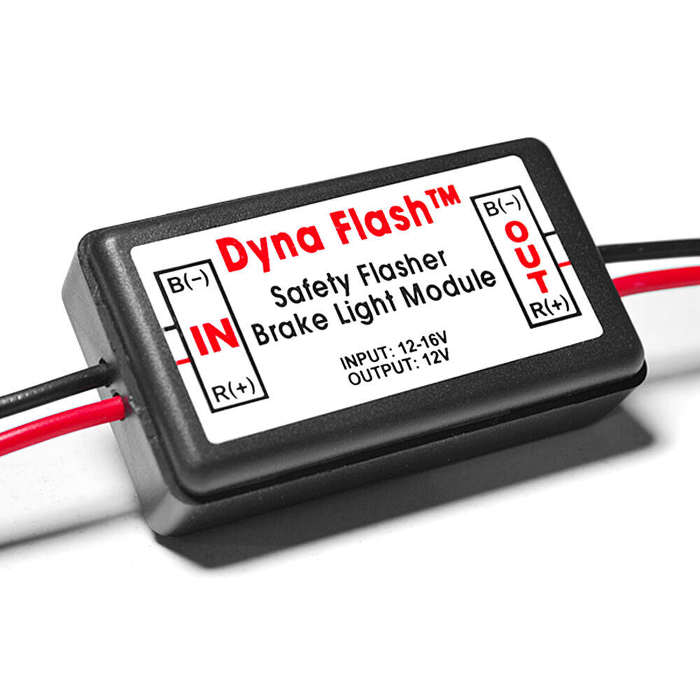 Dyna Flash Strobe Controller Flasher Safety Module for LED Brake Stop Light 12V