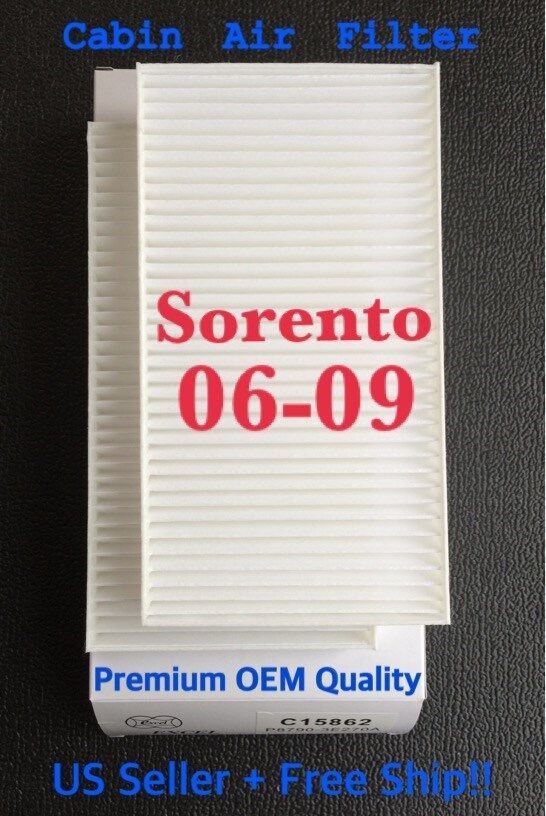 CABIN AIR FILTER For Kia Sorento 03-09 PREMIUM QUALITY C15862 Fast Shipping