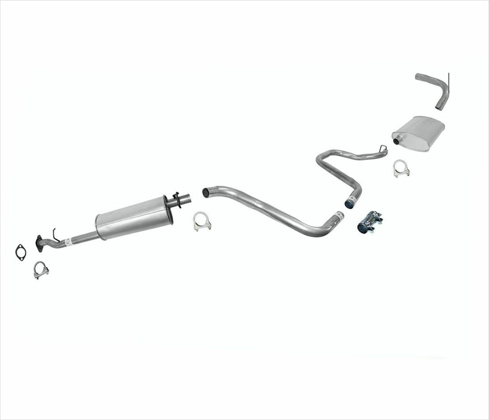 Muffler Exhaust System for Chevrolet Base Malibu 3.5L 04-06 / Will Not Fit MAXX