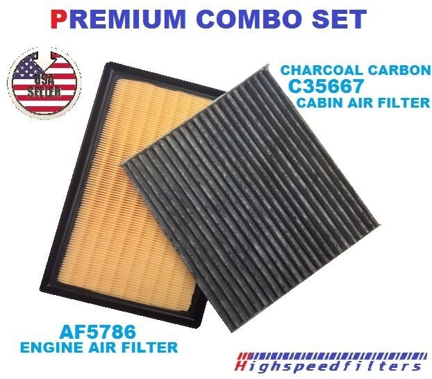 COMBO Engine & CHARCOAL Cabin Air Filter For CAMRY HYBRID AVALON RAV4 ES300h