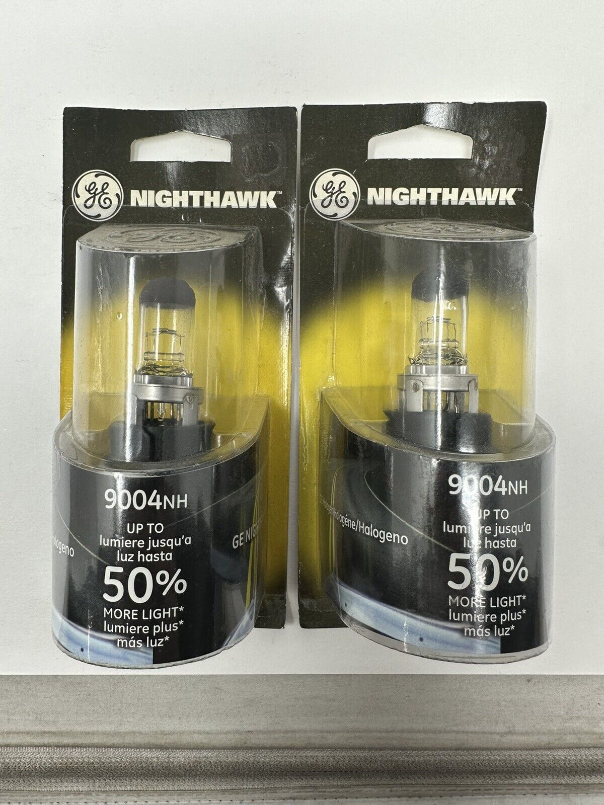 2 pack GE Lighting 9004NH/BP Nighthawk Halogen Automotive Replacement Bulb