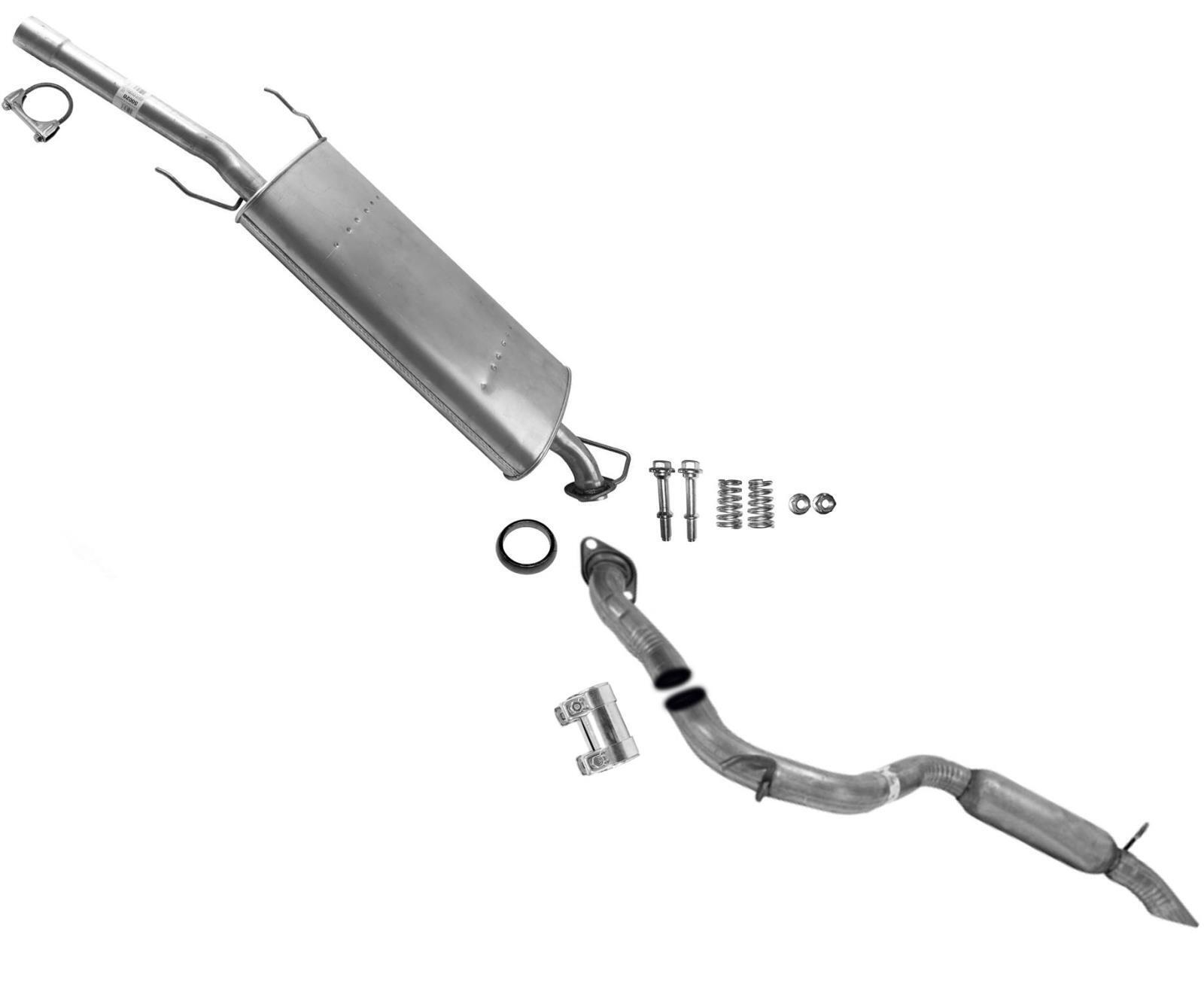 Exhaust System Muffler & Tail Pipe Fits Toyota Rav4 2006-2012 2.4L 2.5L