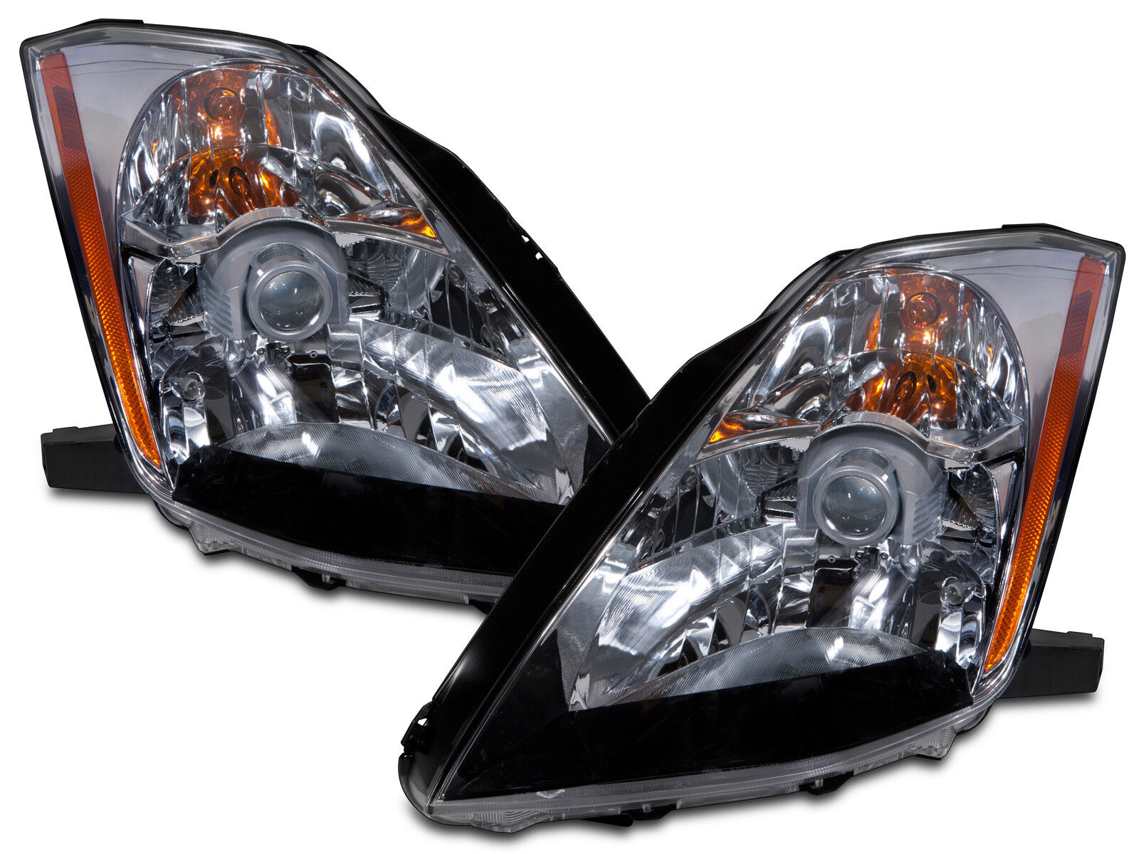 Fits 03-05 Nissan 350Z Halogen Headlamps Headlights Pair Set New