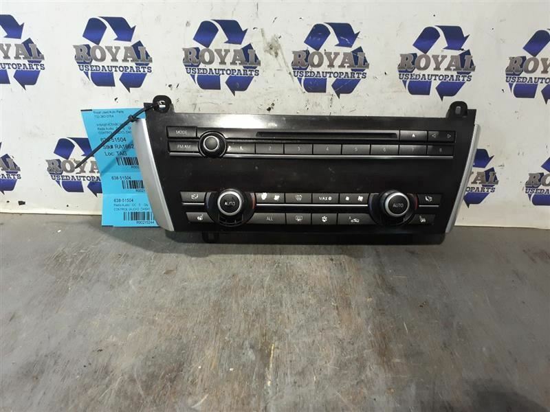 Audio Equipment Radio Control Audio Dash Mounted Fits 10-17 BMW 535i GT 215244