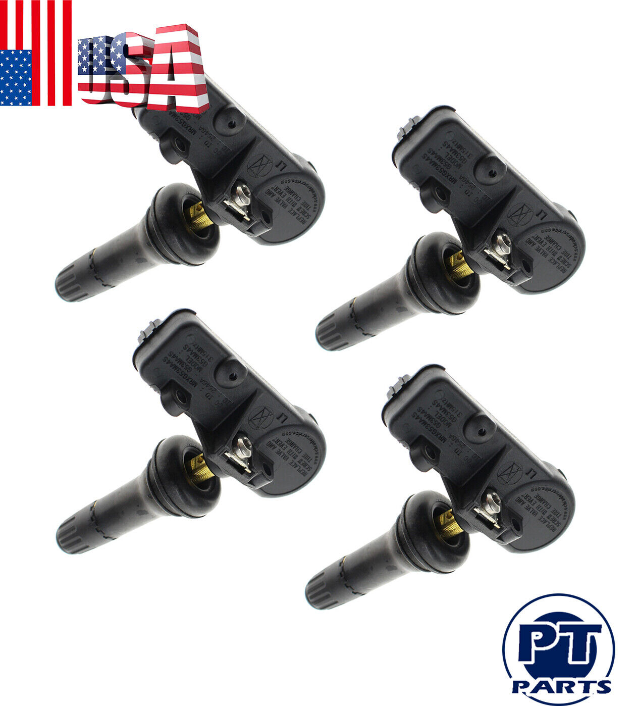 4Pack Tire Pressure Monitor Sensor TPMS Fit For Buick Enclave Lucerne GMC Acadia