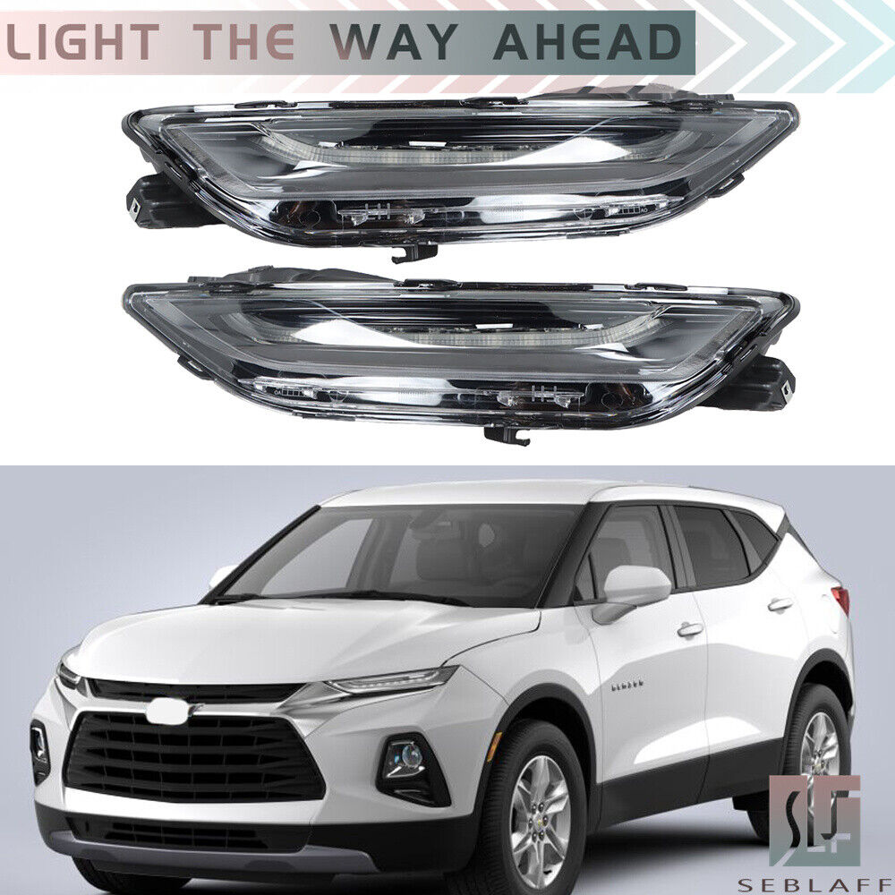 For 2019 2020 2021 Chevrolet Blazer LED DRL Headlight Factory Right+Left Side