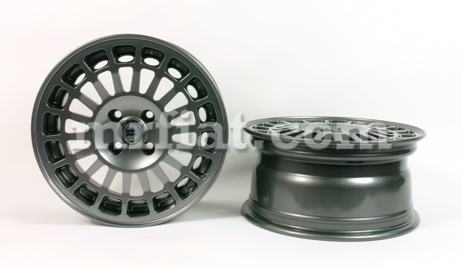 Lancia Delta Montecarlo HF Integrale 7 x 15 4x98 Silver Replica Wheel Set New