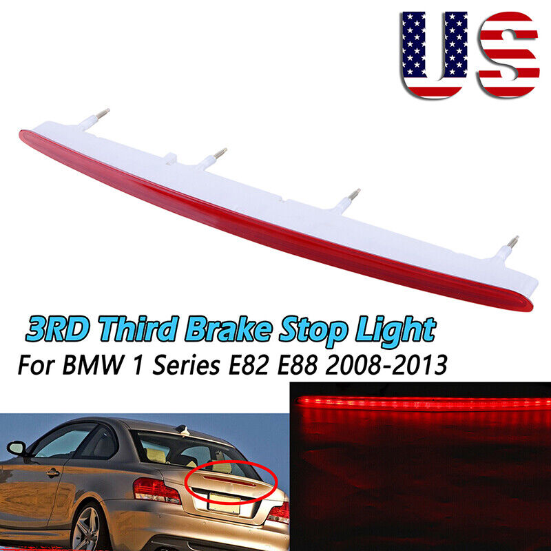 2007-2013 Red 3rd Brake Light For BMW 1 Series E82 E88 128i 135i Third Lamp