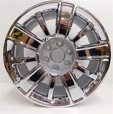 Wheel For 2014-20 Chevrolet Silverado 1500 20x9 Alloy 10 Spoke 6-139.7mm Chrome