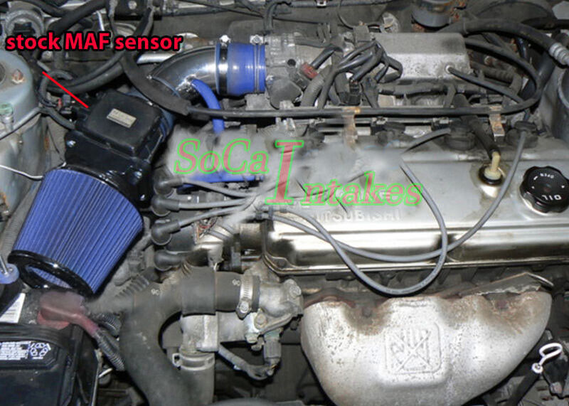 Blue Air Intake Kit For 1994-1998 Mitsubishi Galant 2.4L L4 DE ES GS LS S