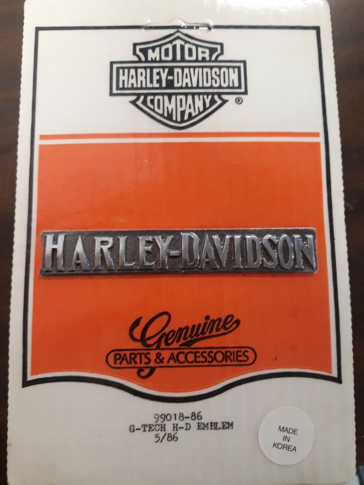 Harley Davidson G Tech Emblem 99018-86