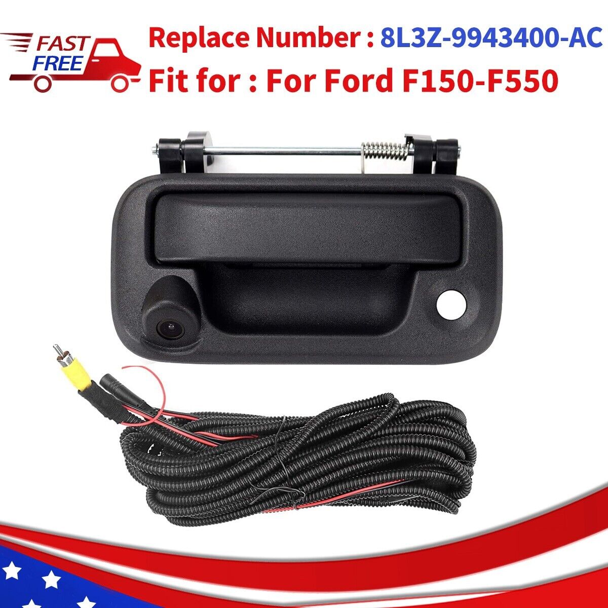 For Ford F150 F250 F350 F450 Trucks Tailgate Handle With Rear View Backup Camera