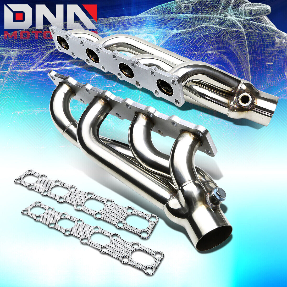 FOR 04-15 NISSAN TITAN/ARMADA 5.6 STAINLESS PERFORMANCE HEADER EXHAUST MANIFOLD