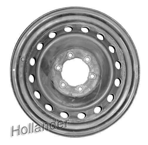 07-20 Sierra Black Painted Steel Wheel Rim 17x7.5 RUF Sixteen 16 Holes OEM