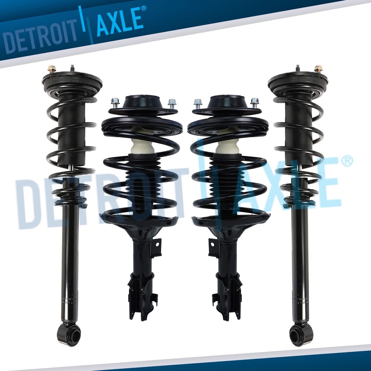 Front and Rear Struts with Coil Spring Kit for 2000 - 2005 Mitsubishi Eclipse