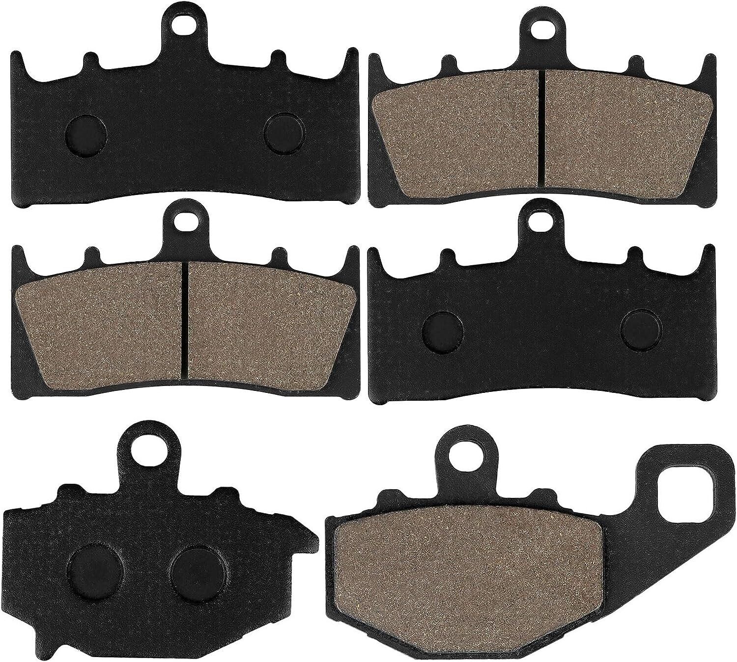 Front and Rear Brake Pads for Kawasaki ZX6R ZX-6R ZX600 1998-2001, ZZR600 ZX 600